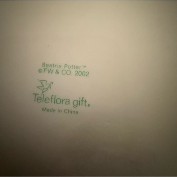 Vintage Peter Rabbit Ceramic Teapot with Pink Handle – Beatrix Potter - Picture 16 of 16